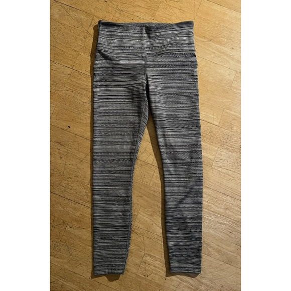 Athleta Textured Leggings Size Small Gray - Picture 1 of 3